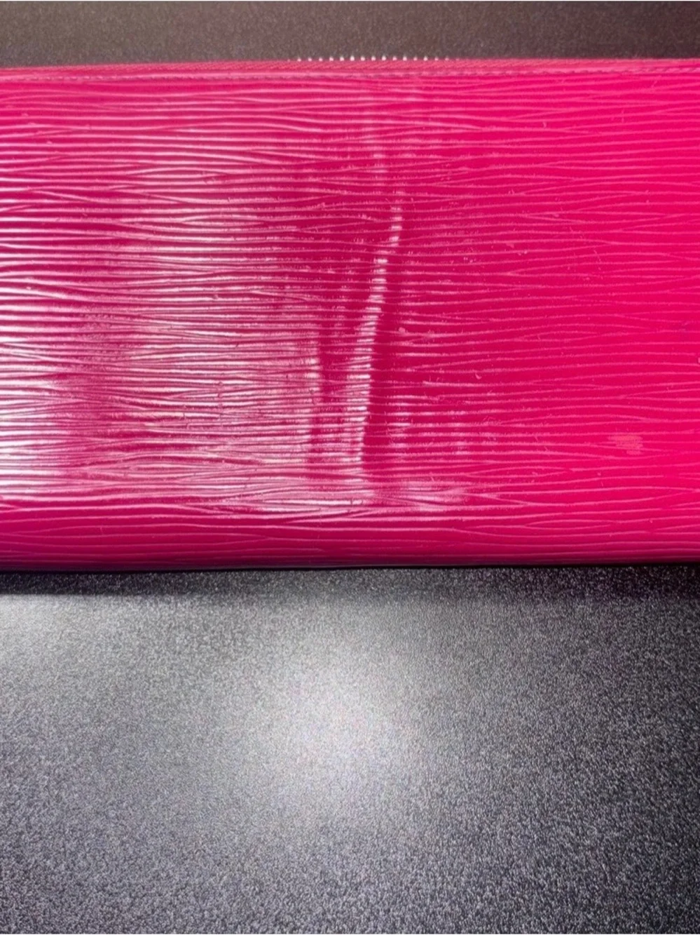 Louis Vuitton Long Epi Zippy Wallet Fuchsia Date Code: MI2155